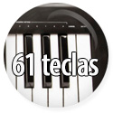 61 - 73 Teclas - Teclado controlador - Estudio de grabación