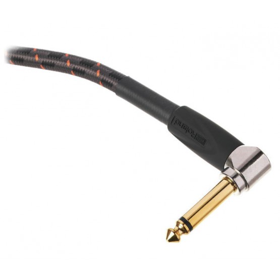 ROLAND RIC-G1AA CABLE INSTRUMENTO GOLD SERIES JACK JACK ANGULADOS 30CM