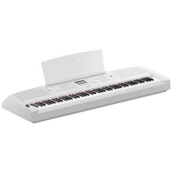 YAMAHA -PACK- DGX670WH PIANO DIGITAL BLANCO + SOPORTE TIJERA Y AURICULARES