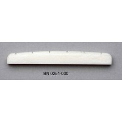ALL PARTS BN0251000 SLOTTED CURVED BONE NUT WITH FLAT BOTTOM 1-11/16 X 1/4 X 1/8