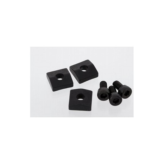 ALL PARTS BP0116003 NUT BLOCKS (3) FOR FLOYD ROSE OR SCHALLER LOCKING NUTS BLACK