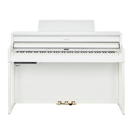 ROLAND -PACK- HP704 WH PIANO DIGITAL BLANCO + BANQUETA Y AURICULARES