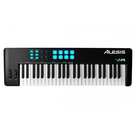 ALESIS V49 MKII TECLADO CONTROLADOR MIDI USB 49 TECLAS