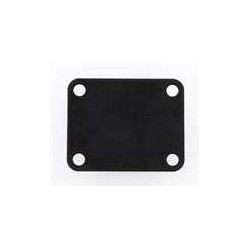 ALL PARTS AP0600003 NECK PLATE STEEL 4 HOLE FOR GUITAR OR BASS BLACK