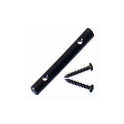 ALL PARTS AP0724003 STRING BAR FOR FLOYD ROSE STYLE LOCKING NUTS WITH SCREWS BLACK