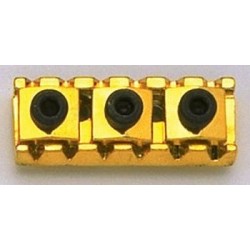 ALL PARTS BP0028002 FLOYD ROSE STYLE LOCKING NUT, 1-11/16 WIDE, GOLD, WITH HARDWARE.