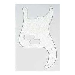 ALL PARTS PG0750065 PICK GUARD FOR P BASS PARCHMENT PEARLOID 3-PLY (PP/B/W)