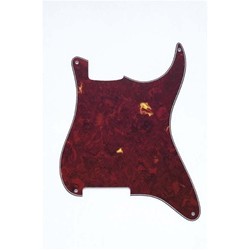 ALL PARTS PG0992044 PICK GUARD OUTLINE FOR STRAT (NO HOLES) RED TORTOISE 3-PLY (RT/W/B)