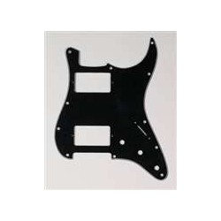 ALL PARTS PG9595033 PICK GUARD 2 HUMBUCKERS FOR STRAT BLACK 3-PLY (11 SCREW HOLES)