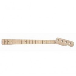 ALL PARTS TBMO REPLACEMENT NECK FOR TELE BASS SOLID MAPLE 20 FRETS