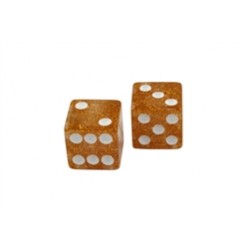 ALL PARTS PK3250062 GOLD GLITTER DICE KNOBS.