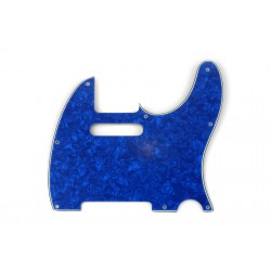 ALL PARTS PG0562057 PICK GUARD FOR TELE, BLUE PEARLOID 3-PLY (BP/W/B) (8 SCREW HOLES).