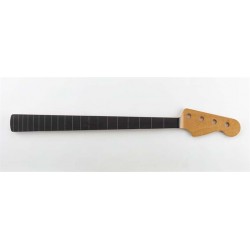 ALL PARTS JEFFL REPLACEMENT NECK FOR JBASS FRETLESS WITH LINES EBONY FINGERBOARD