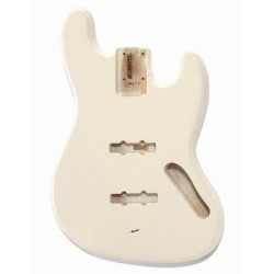 ALL PARTS JBFOW REPLACEMENT BODY FOR JBASS ALDER TRADITIONAL ROUTINGWHITE FINISH