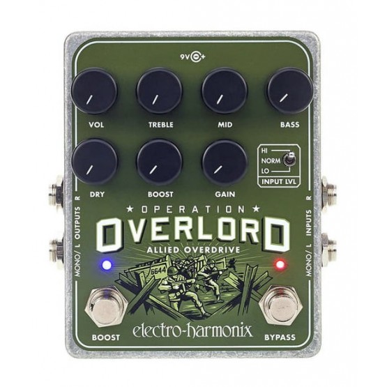 ELECTRO HARMONIX OPERATION OVERLORD PEDAL OVERDRIVE