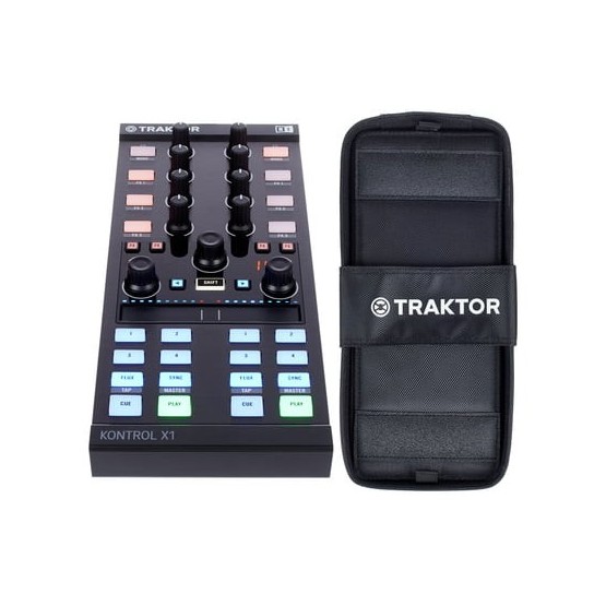 NATIVE INSTRUMENTS -PACK- TRAKTOR KONTROL X1 MK2 CONTROLADOR DJ + FUNDA