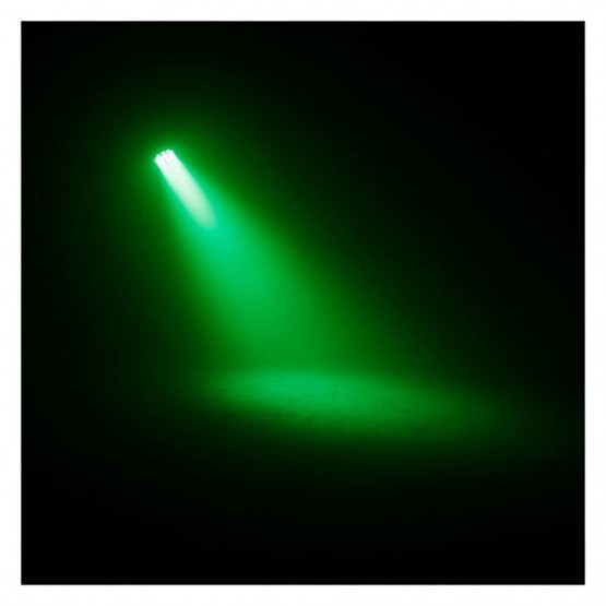 CAMEO FLAT MOON FOCO PAR PLANO 3 EN 1 CON LED RGB+UV Y ESTROBO.