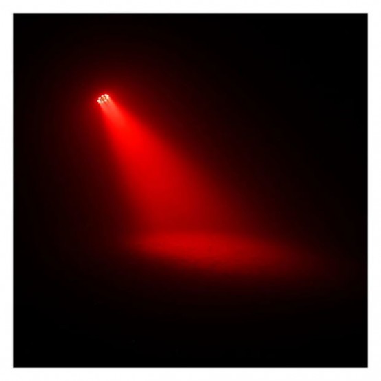 CAMEO FLAT MOON FOCO PAR PLANO 3 EN 1 CON LED RGB+UV Y ESTROBO.