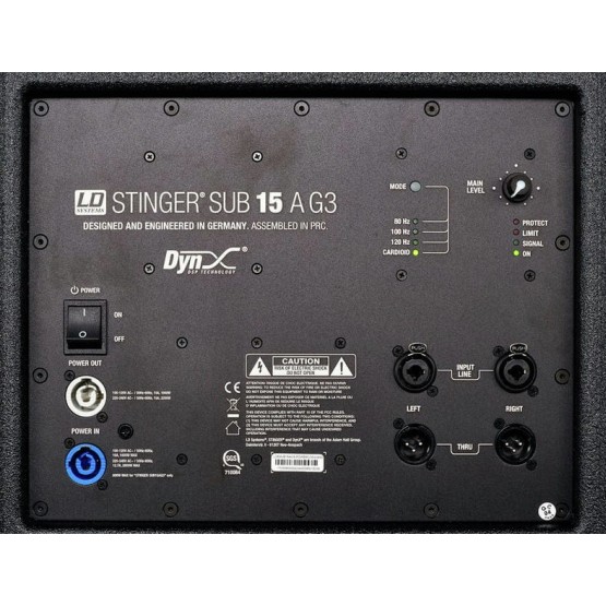 LD SYSTEMS STINGER SUB 15A G3 SUBWOOFER ACTIVO 15 PA