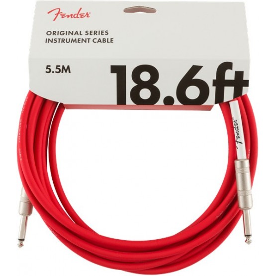 FENDER 0990520010 ORIGINAL CABLE INSTRUMENTO 5.5 METROS FIESTA RED