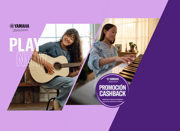 YAMAHA CASHBACK: DESCUENTOS EN PIANOS Y GUITARRAS YAMAHA