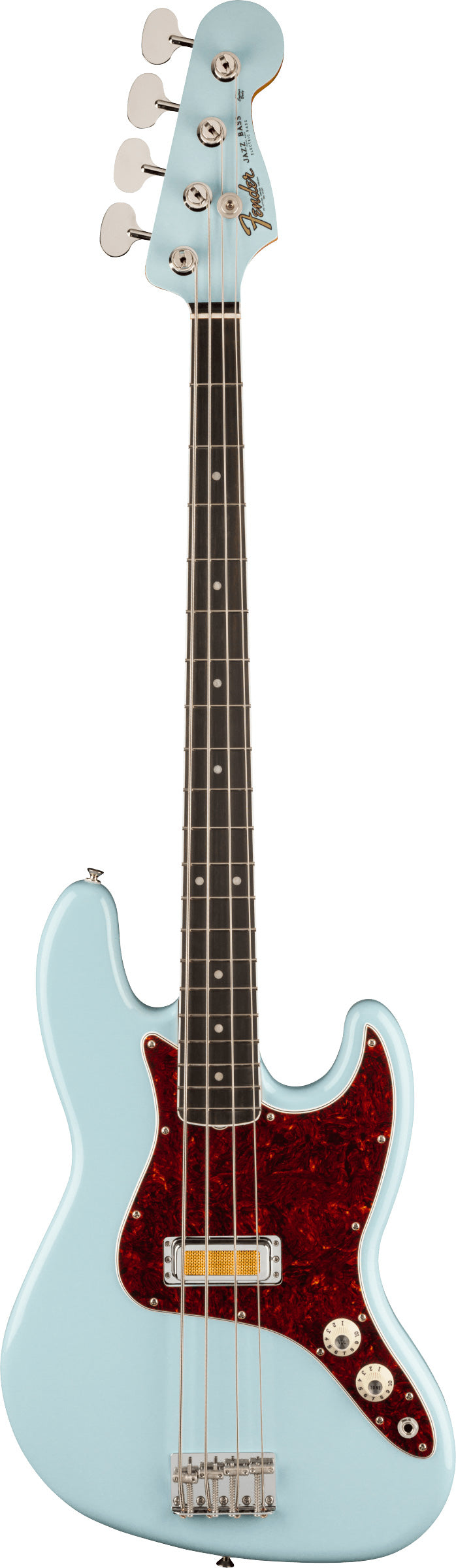 Fender Gold Foil Jazz Bass EB Bajo Eléctrico Sonic Blue 1