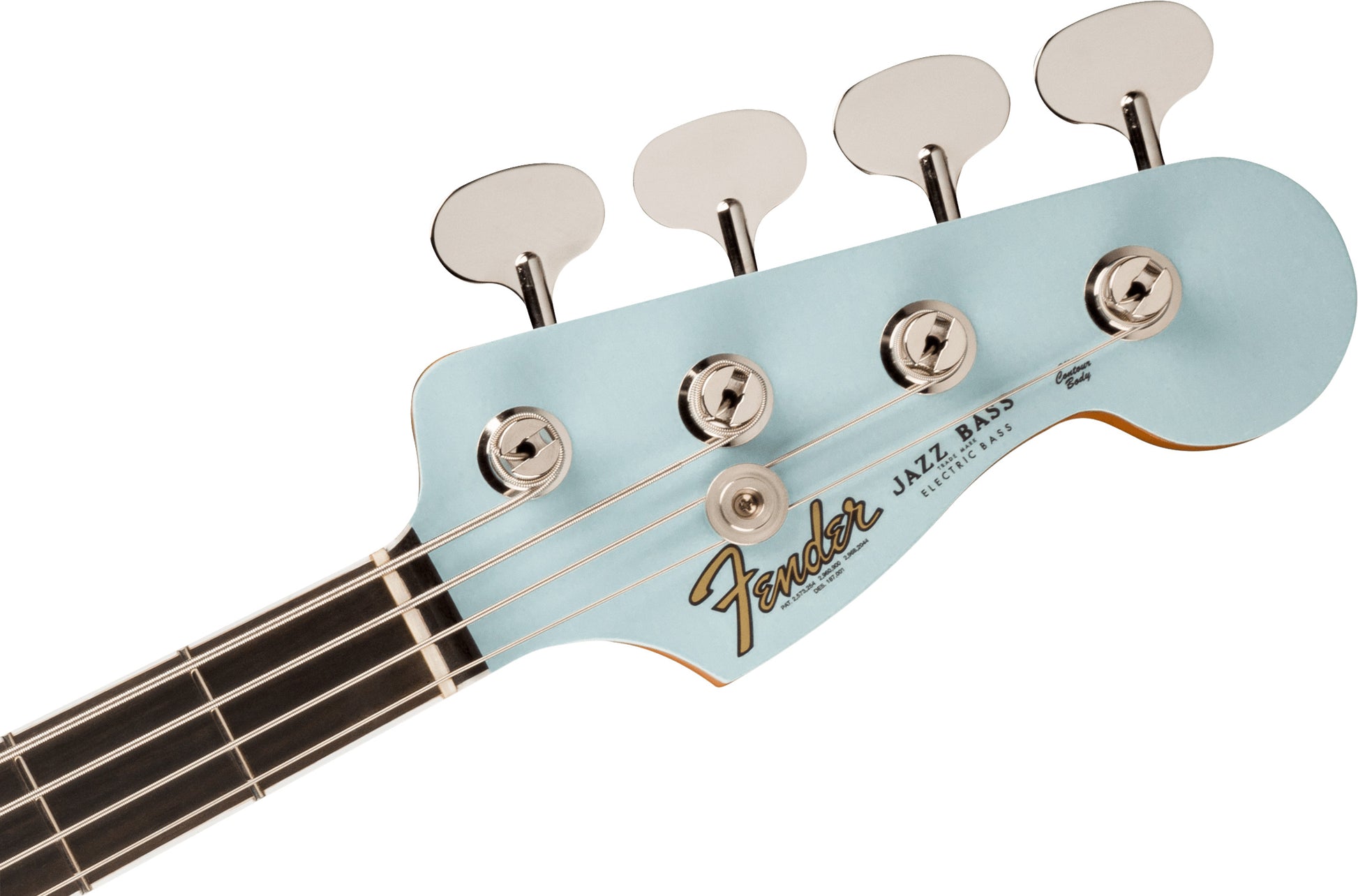 Fender Gold Foil Jazz Bass EB Bajo Eléctrico Sonic Blue 5