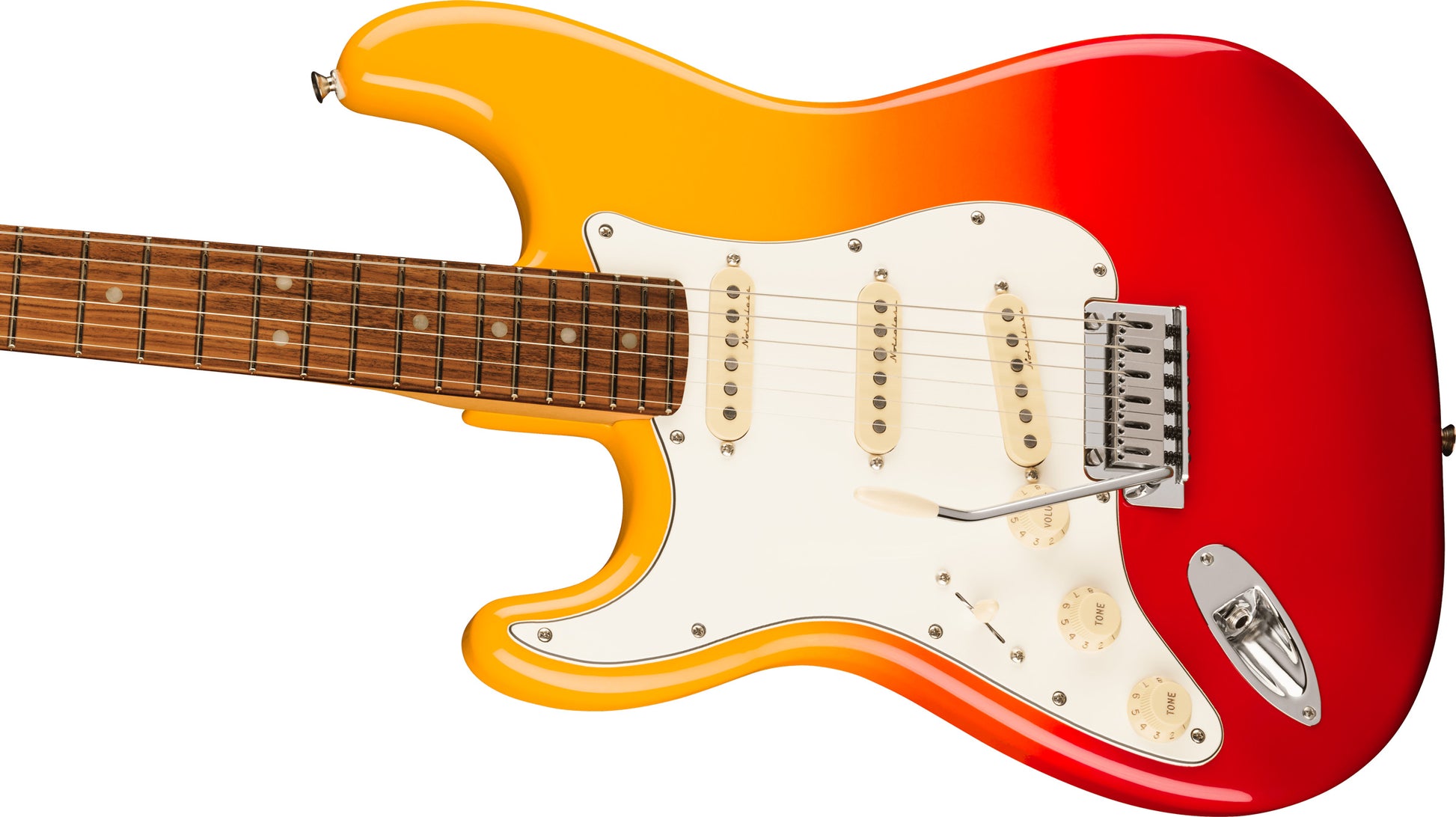 Fender Player Plus Stratocaster LH PF Guitarra Eléctrica Zurdos Tequila Sunrise 3