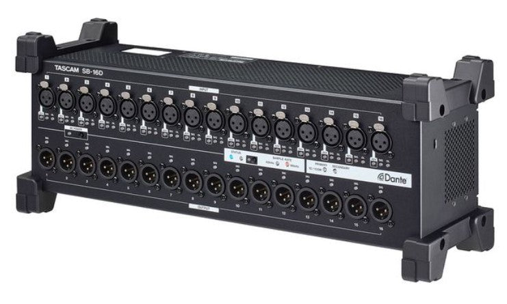 Tascam SB16D Caja de Escenario para Dante 2