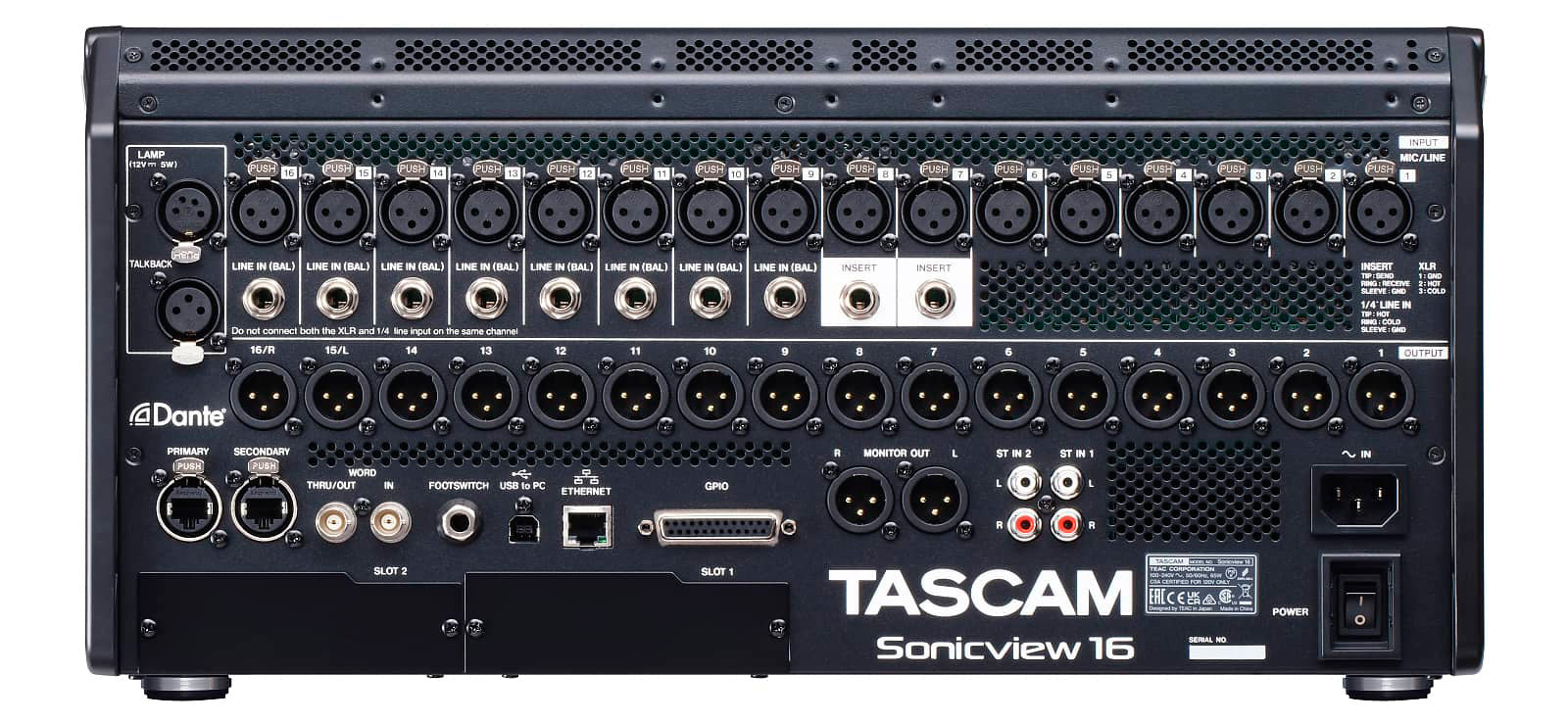 Tascam Sonicview 16 Mesa de Mezclas Digital 4