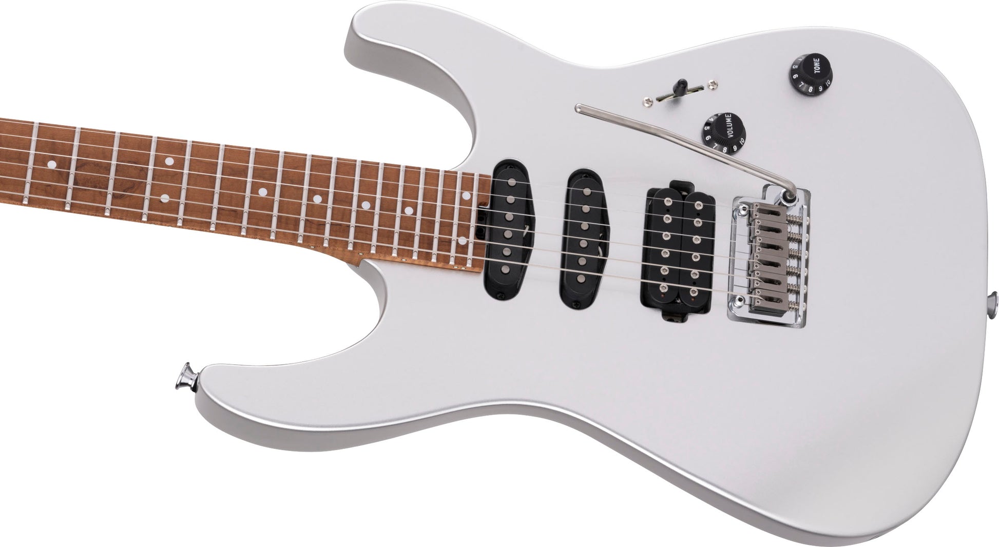 Charvel USA Select DK24 HSS 2PT cm CMN Guitarra Eléctrica Quicksilver 7