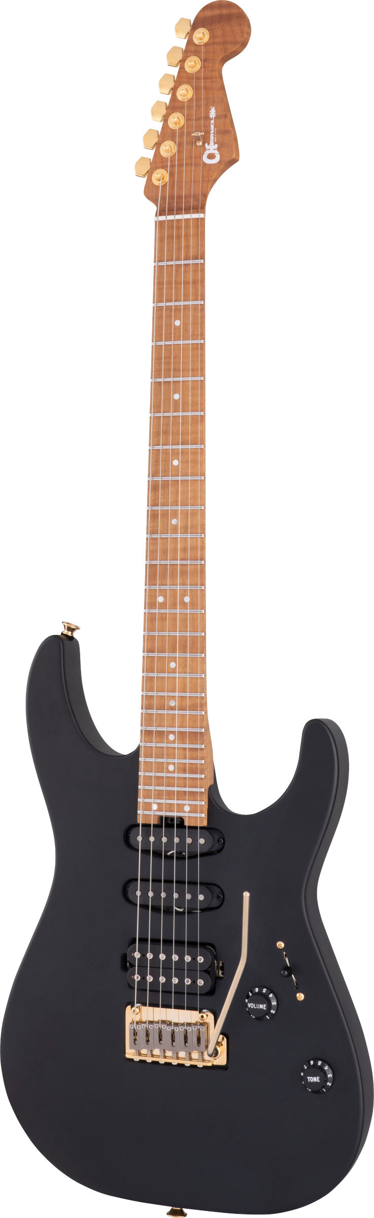 Charvel USA Select DK24 HSS 2PT cm CMN Guitarra Eléctrica Satin Black 3