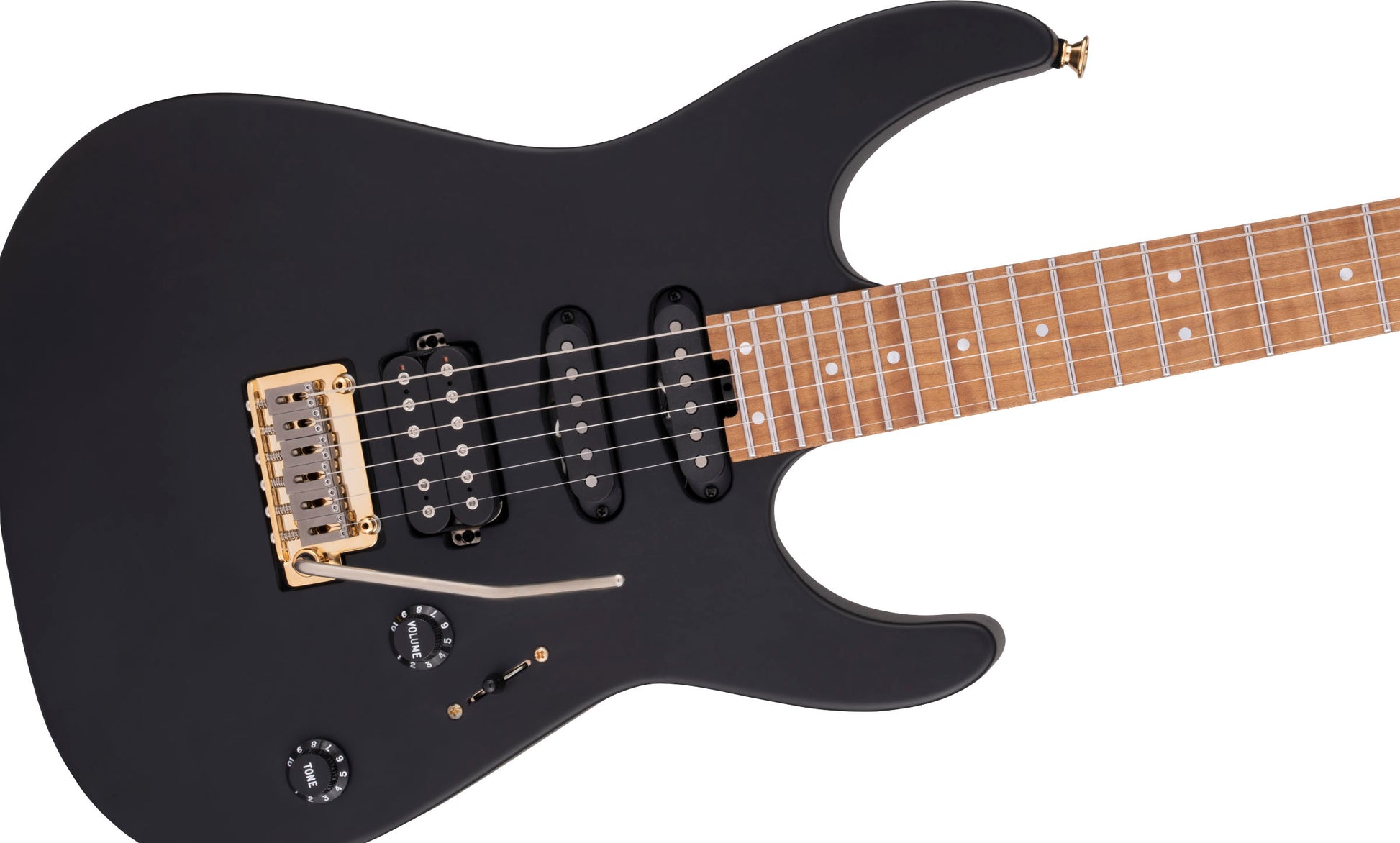 Charvel USA Select DK24 HSS 2PT cm CMN Guitarra Eléctrica Satin Black 6