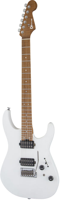 Charvel USA Select DK24 HH 2PT cm CFMN Guitarra Eléctrica Satin White 3