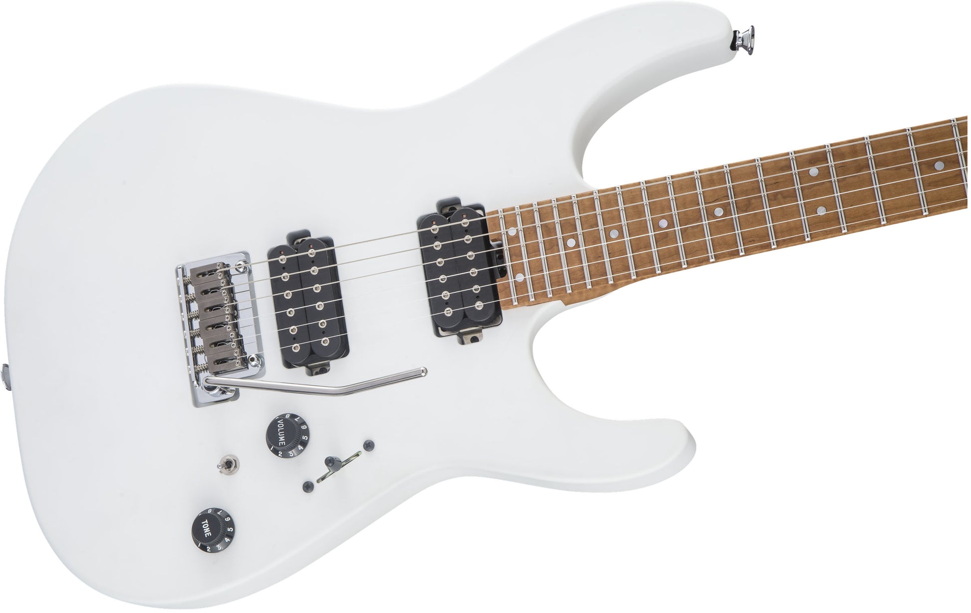 Charvel USA Select DK24 HH 2PT cm CFMN Guitarra Eléctrica Satin White 5