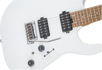 Charvel USA Select DK24 HH 2PT cm CFMN Guitarra Eléctrica Satin White 6