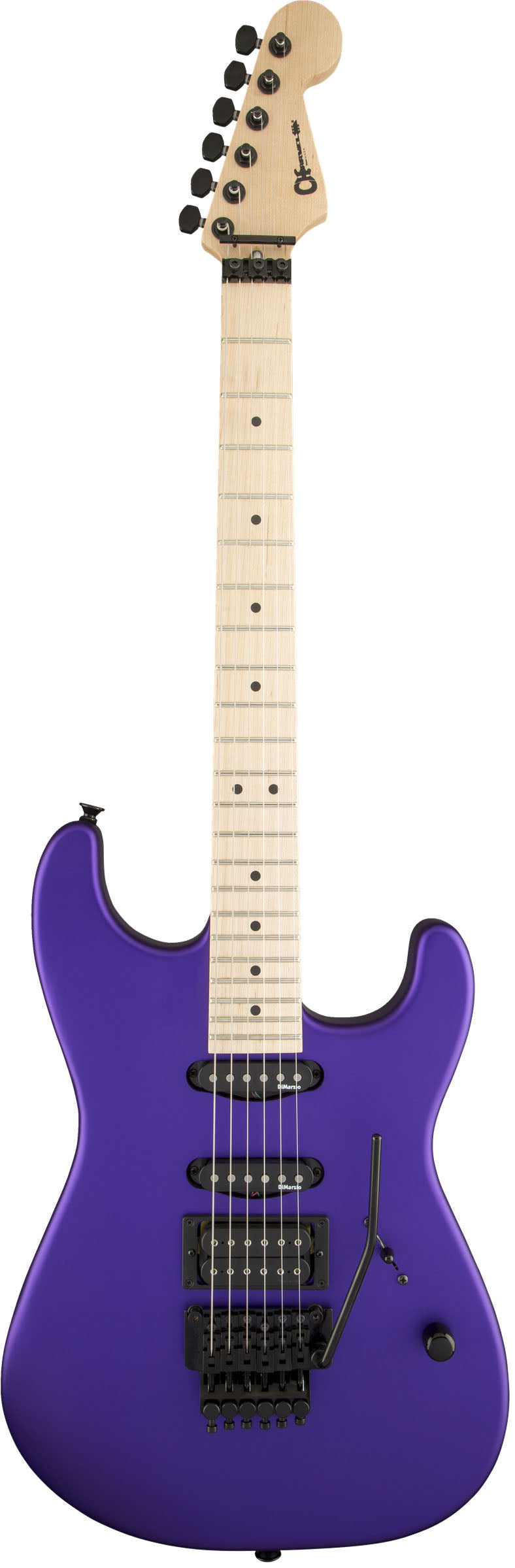 Charvel USA Select San Dimas Style 1 HSS FR MN Guitarra Eléctrica Satin Plum 1