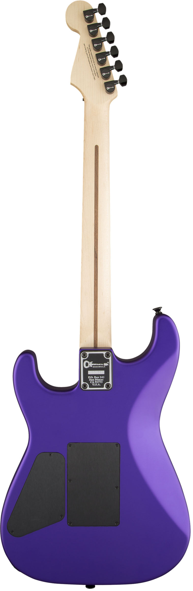 Charvel USA Select San Dimas Style 1 HSS FR MN Guitarra Eléctrica Satin Plum 4