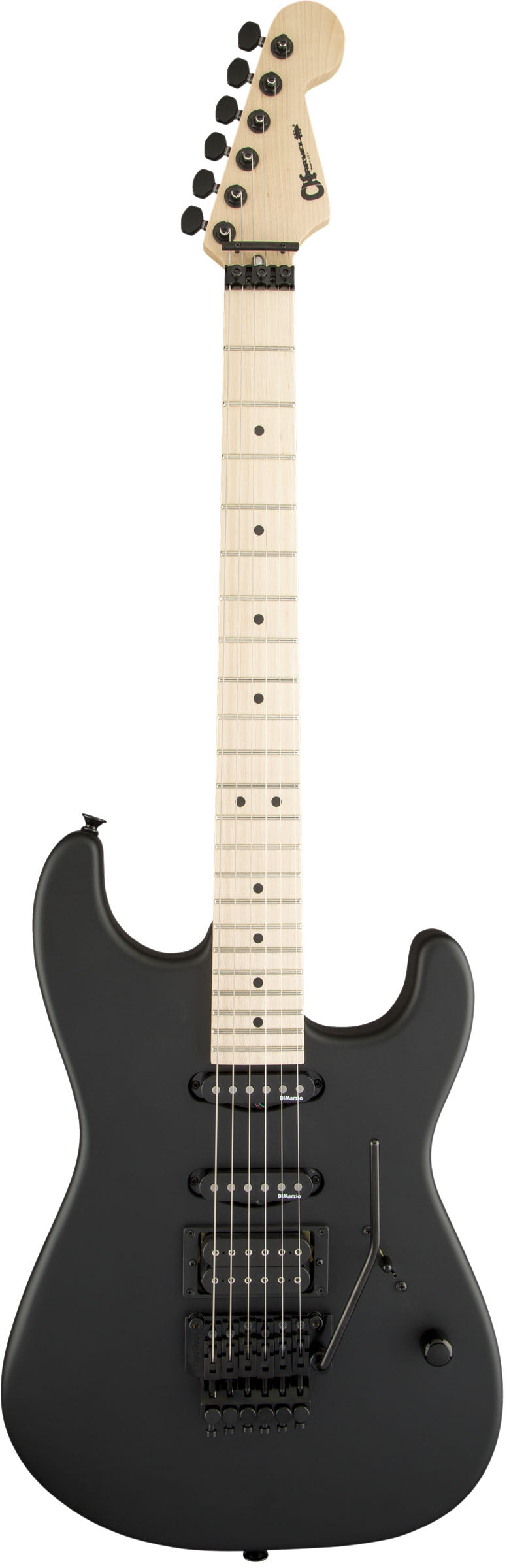 Charvel USA Select San Dimas Style 1 HSS FR MN Guitarra Eléctrica Pitch Black 1