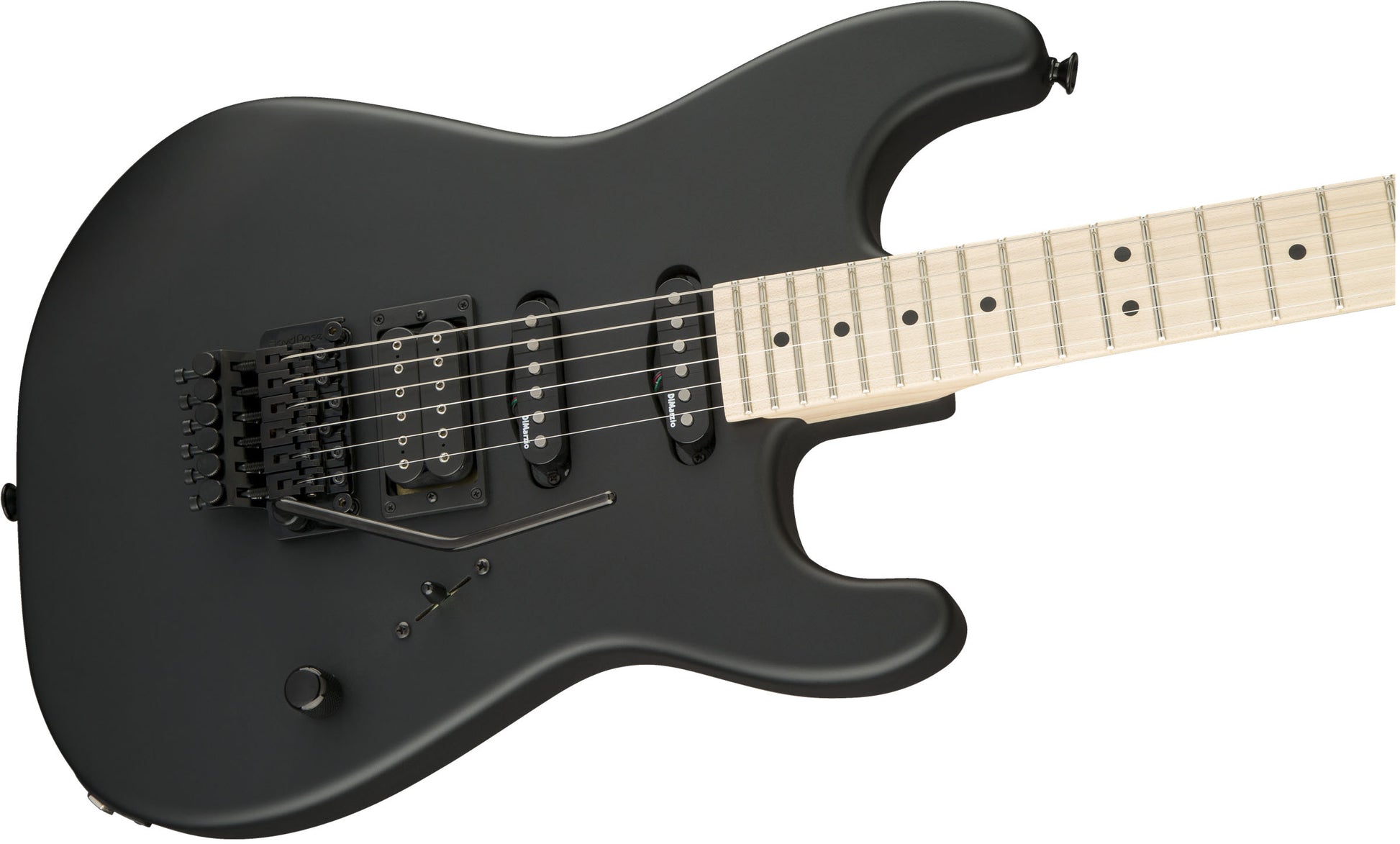 Charvel USA Select San Dimas Style 1 HSS FR MN Guitarra Eléctrica Pitch Black 4