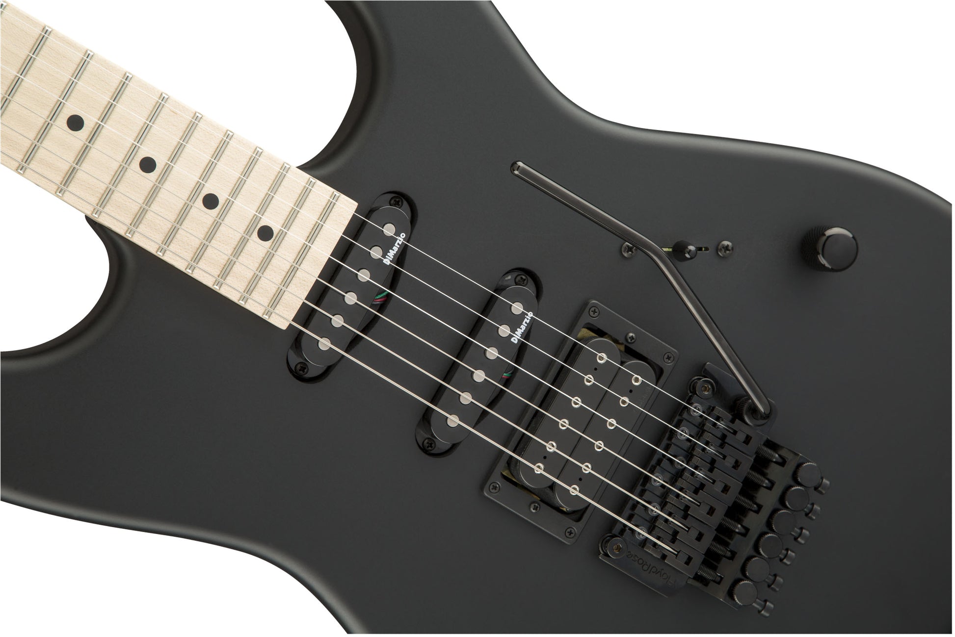 Charvel USA Select San Dimas Style 1 HSS FR MN Guitarra Eléctrica Pitch Black 5