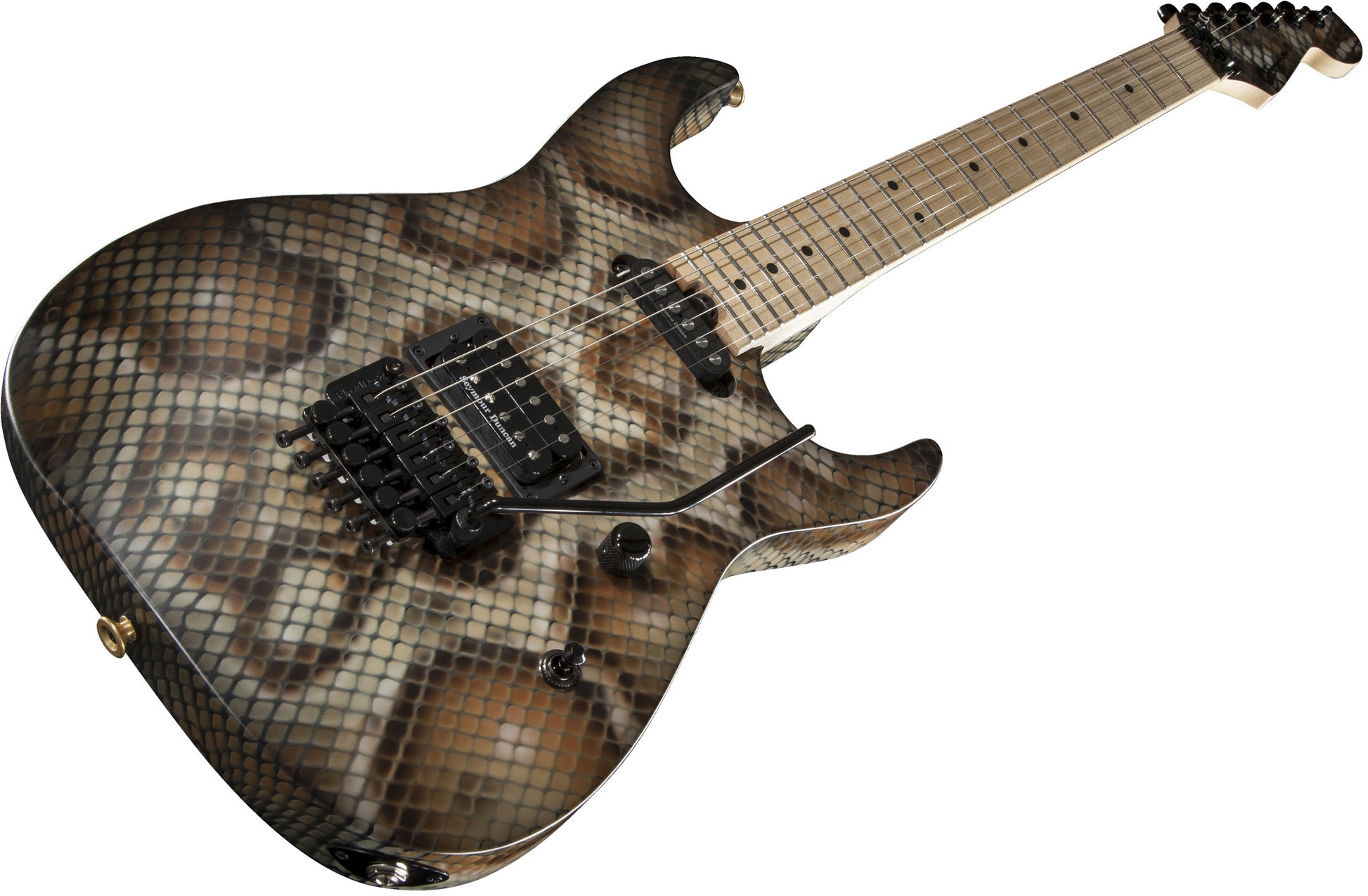 Charvel Warren Demartini USA Signature Snake MN Guitarra Eléctrica Snakeskin 4