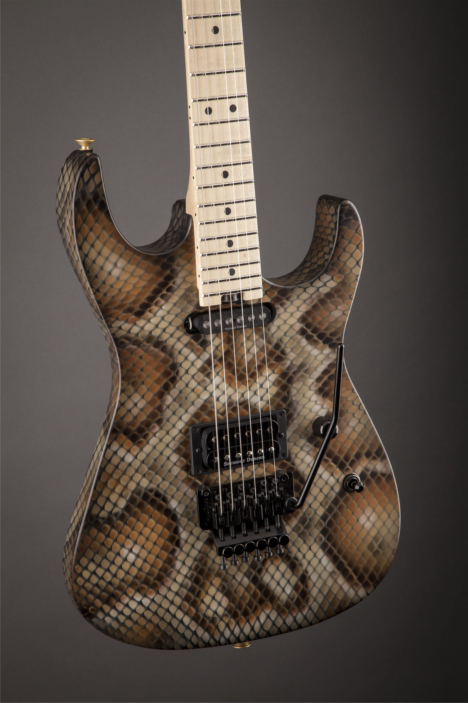 Charvel Warren Demartini USA Signature Snake MN Guitarra Eléctrica Snakeskin 8