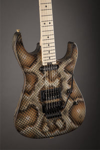 Charvel Warren Demartini USA Signature Snake MN Guitarra Eléctrica Snakeskin 8