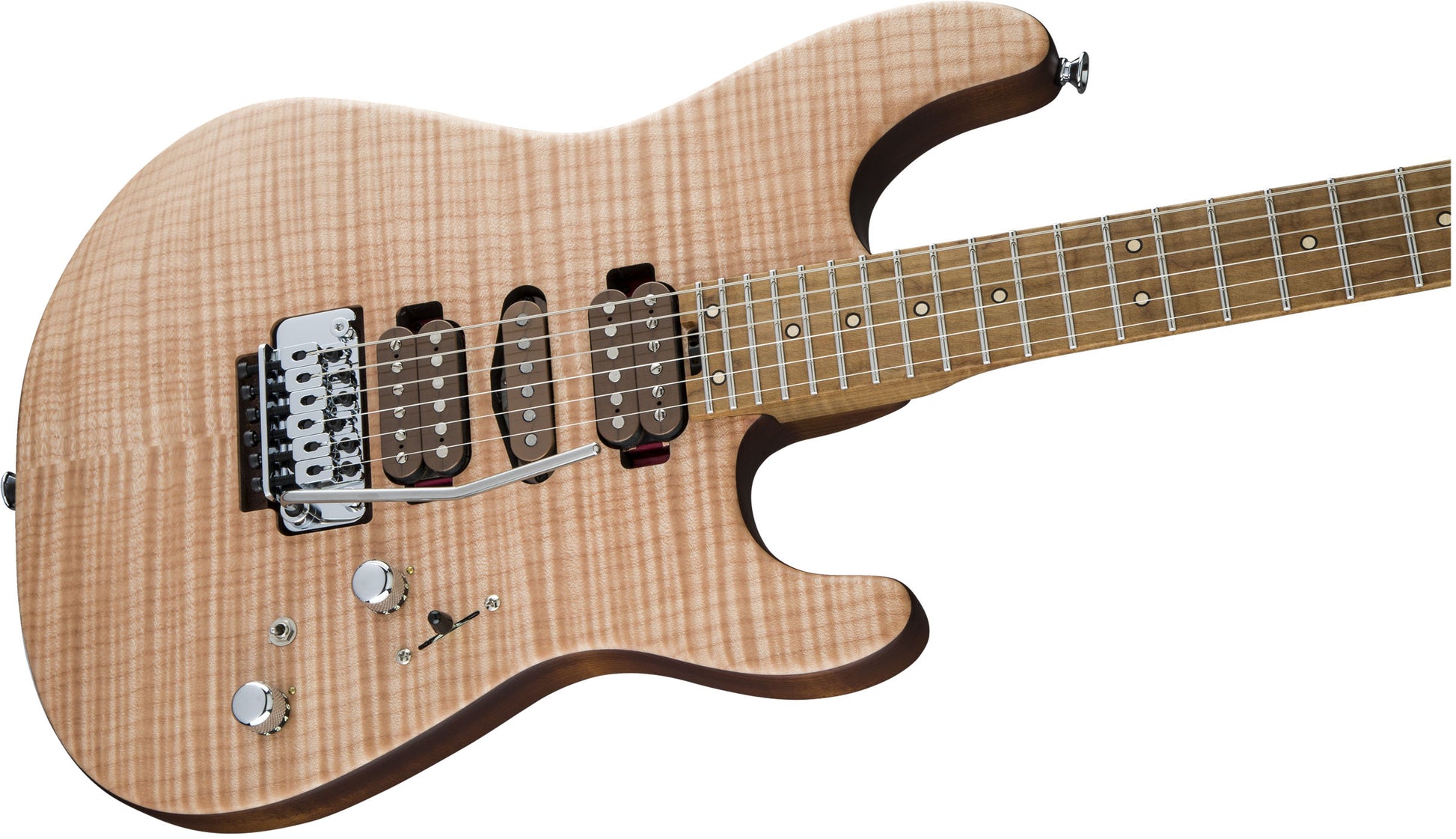 Charvel Guthrie Govan Signature HSH Flame Maple CFMN Guitarra Eléctrica Natural 5