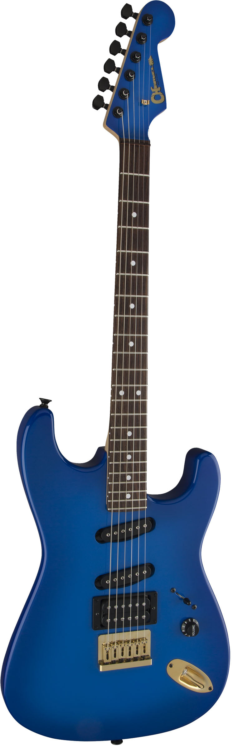 Charvel Jake E Lee USA Signature Blue Burst RW Guitarra Eléctrica Blue Burst 2