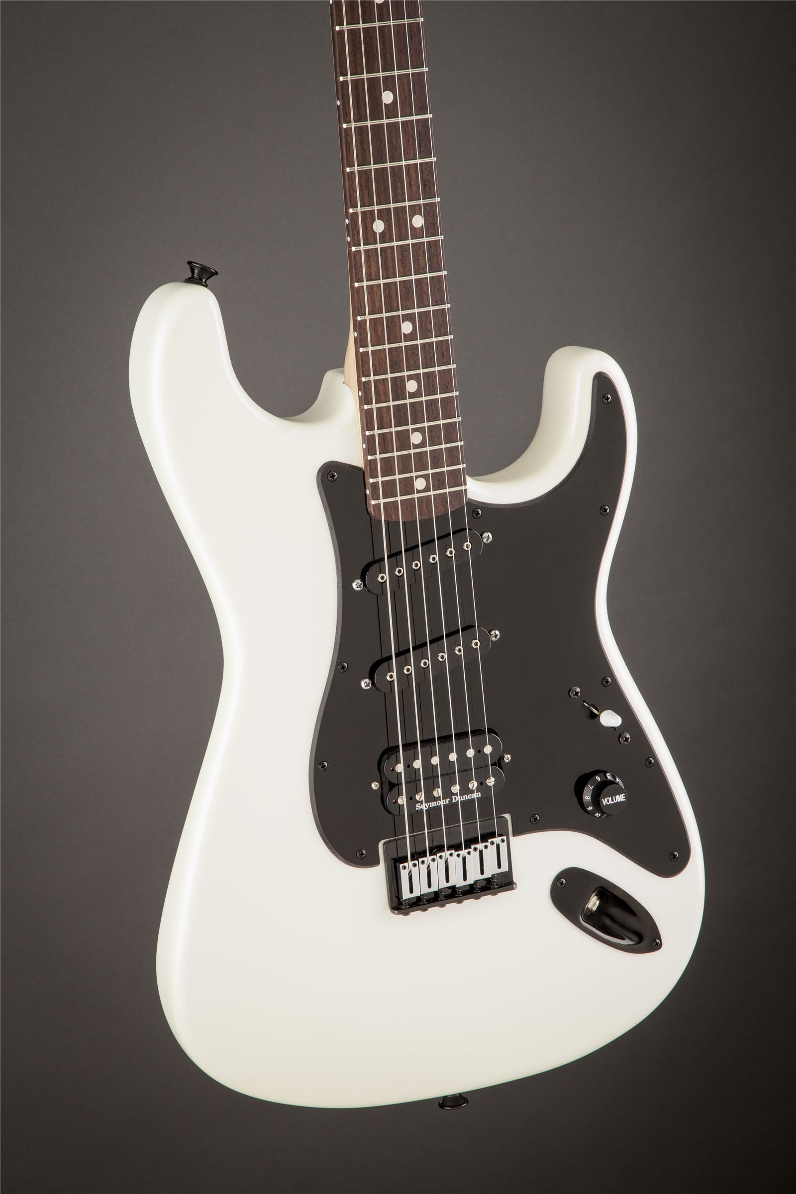 Charvel Jake E Lee USA Signature Model RW Guitarra Eléctrica Pearl White with Lavender Hue 7