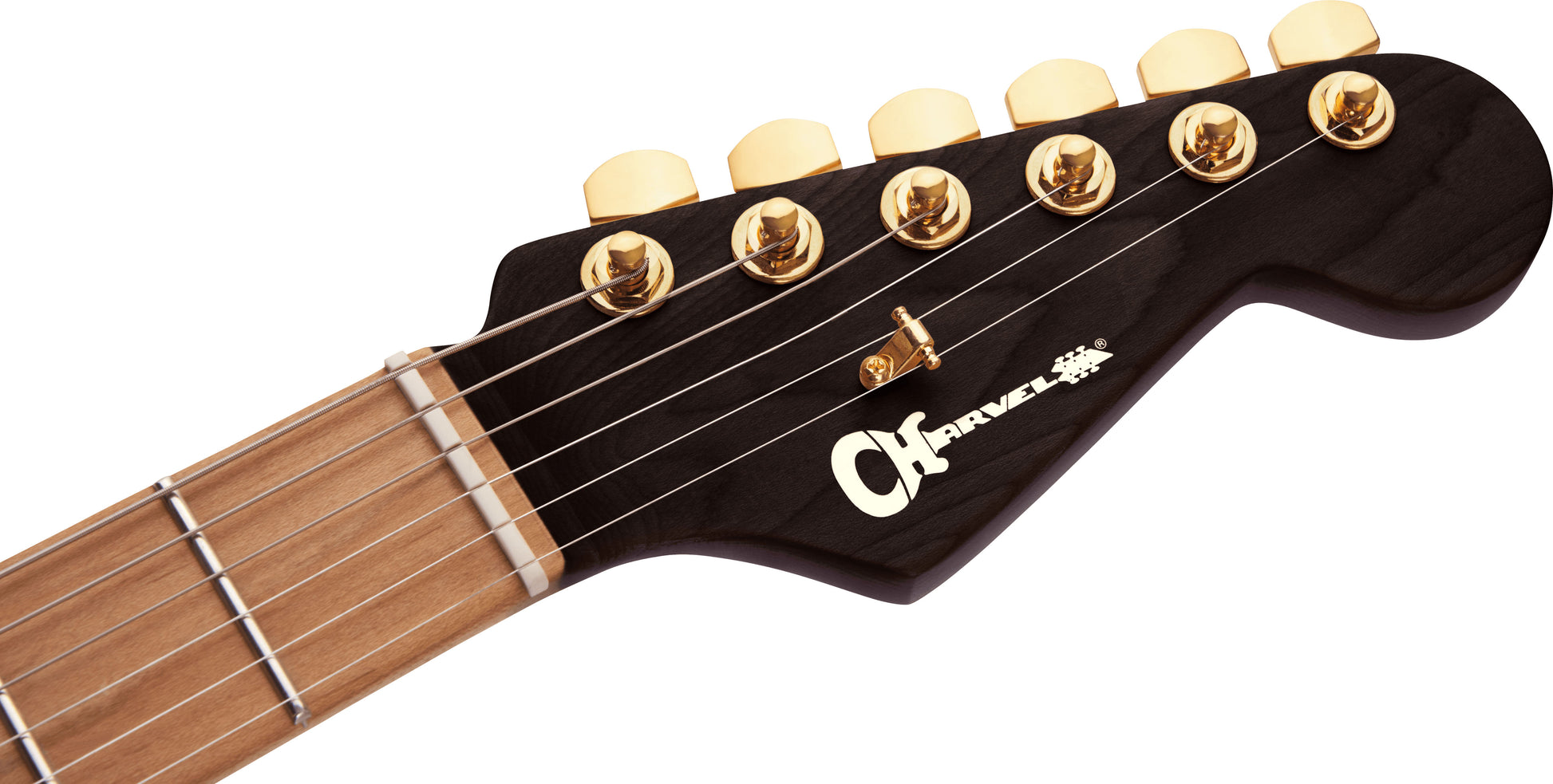 Charvel MJ DK24 HSH 2PT E Mahogany with Figured Walnut Streaked EB Guitarra Eléctrica Natural 7