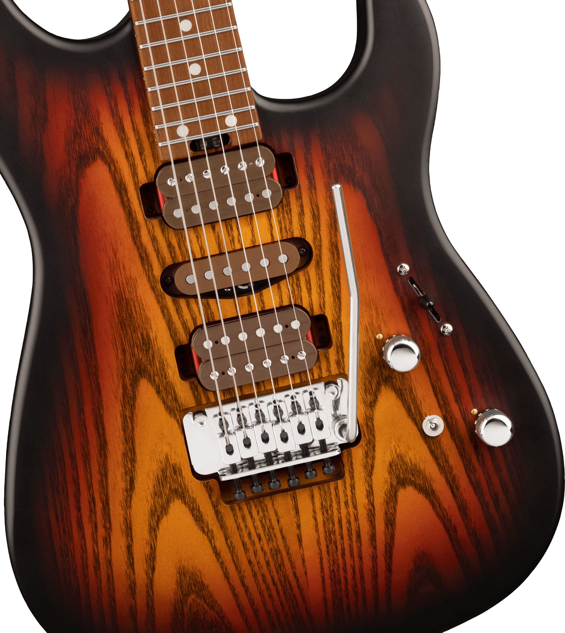 Charvel Guthrie Govan Signature MJ San Dimas Sd24 cm CMN Guitarra Eléctrica 3 Colores Sunburst 4