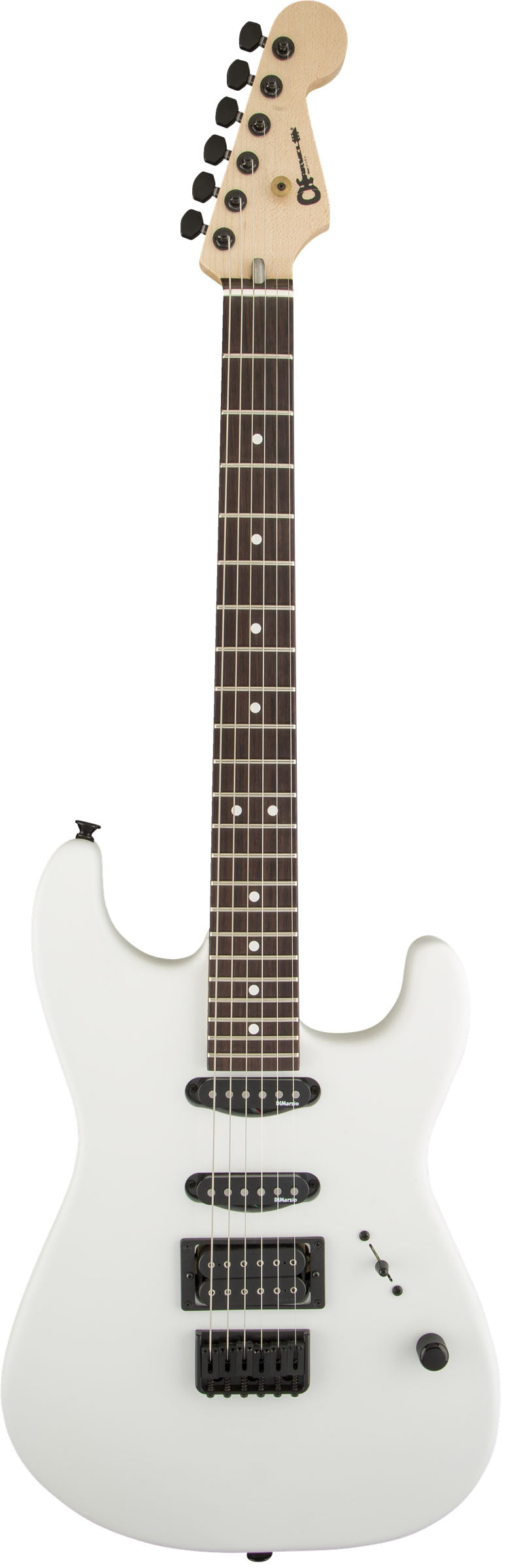 Charvel USA Select San Dimas Style 1 HSS HT RW Guitarra Eléctrica Snow Blind Satin 1